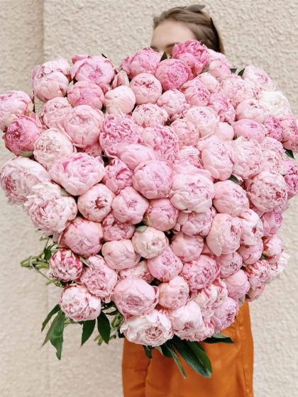 101 Peonies with delivery in Prague