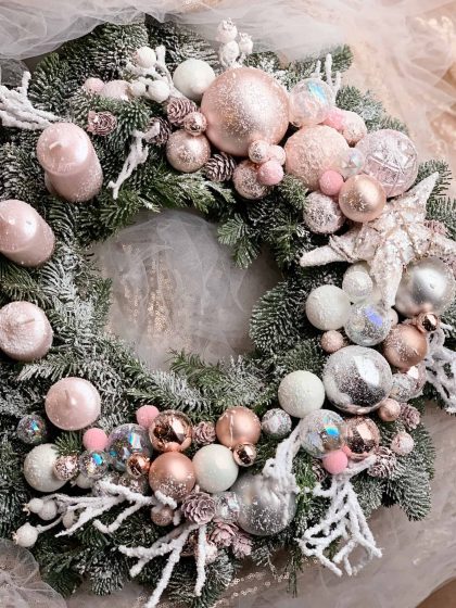 Christmas wreath: Glam 50 cm