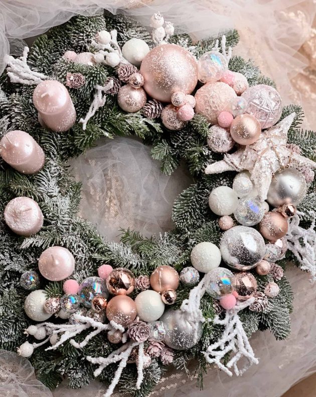 Christmas wreath: Glam 50 cm