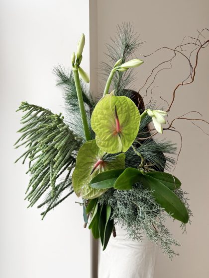 Winter bouquet: Greens