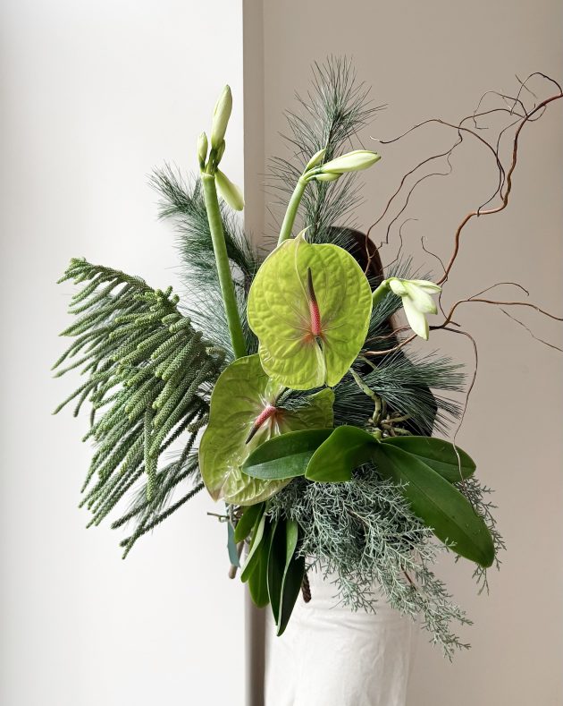 Winter bouquet: Greens