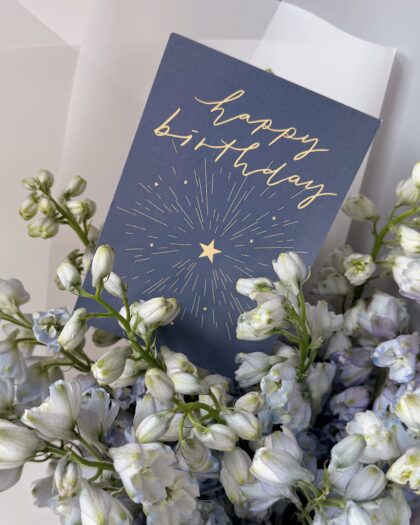 Greeting card: Happy Birthday Star by Coolflowers flower delivery in Prague