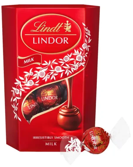 Lindt Lindor – perfektní čokoládový dárek s květinami. Objednávejte online s doručením květin po Praze na Cool-Flowers.cz!