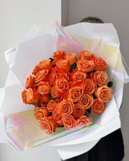 Roses Orange crush by Coolflowers flower delivery in Prague