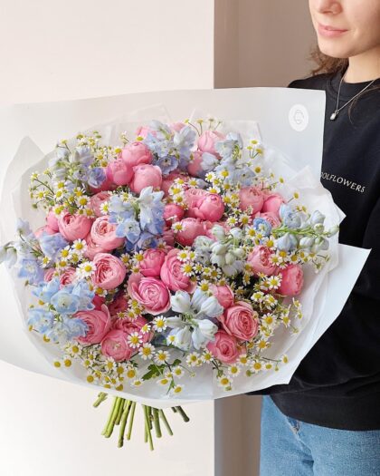 Doručení květin Bouquet Babygirl od Coolflowers po Praze